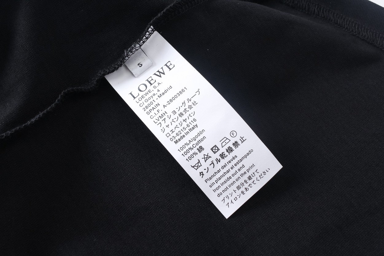 LOEWE Embossed Logo Cotton T-Shirt | XS–L