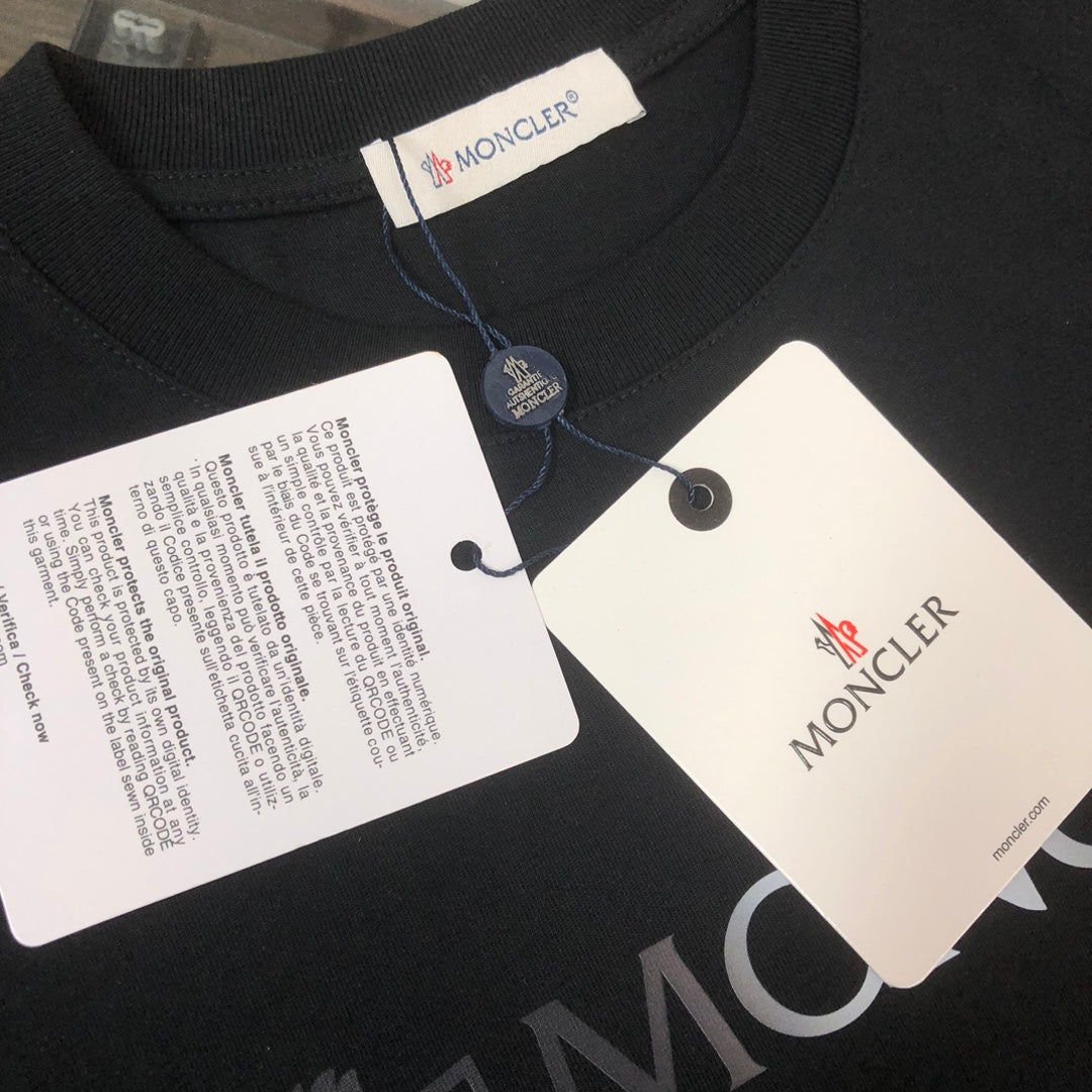 Moncler Spring/Summer New Round-Neck Short-Sleeve T-Shirt S–XL