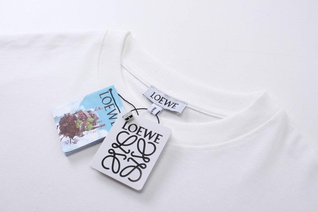 LOEWE Embroidered Logo Cotton T-Shirt | XS–L