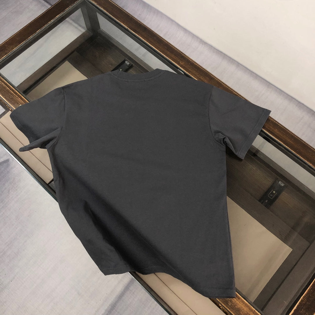 Moncler 2025 New Logo Print Round-Neck Short-Sleeve Couple T-Shirt S–XL