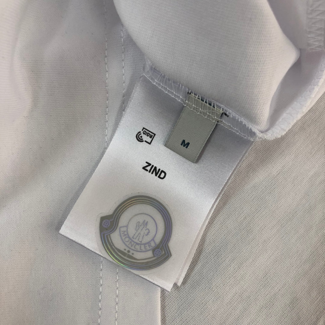 Moncler 2025 New Logo Print Round-Neck Short-Sleeve Couple T-Shirt S–XL