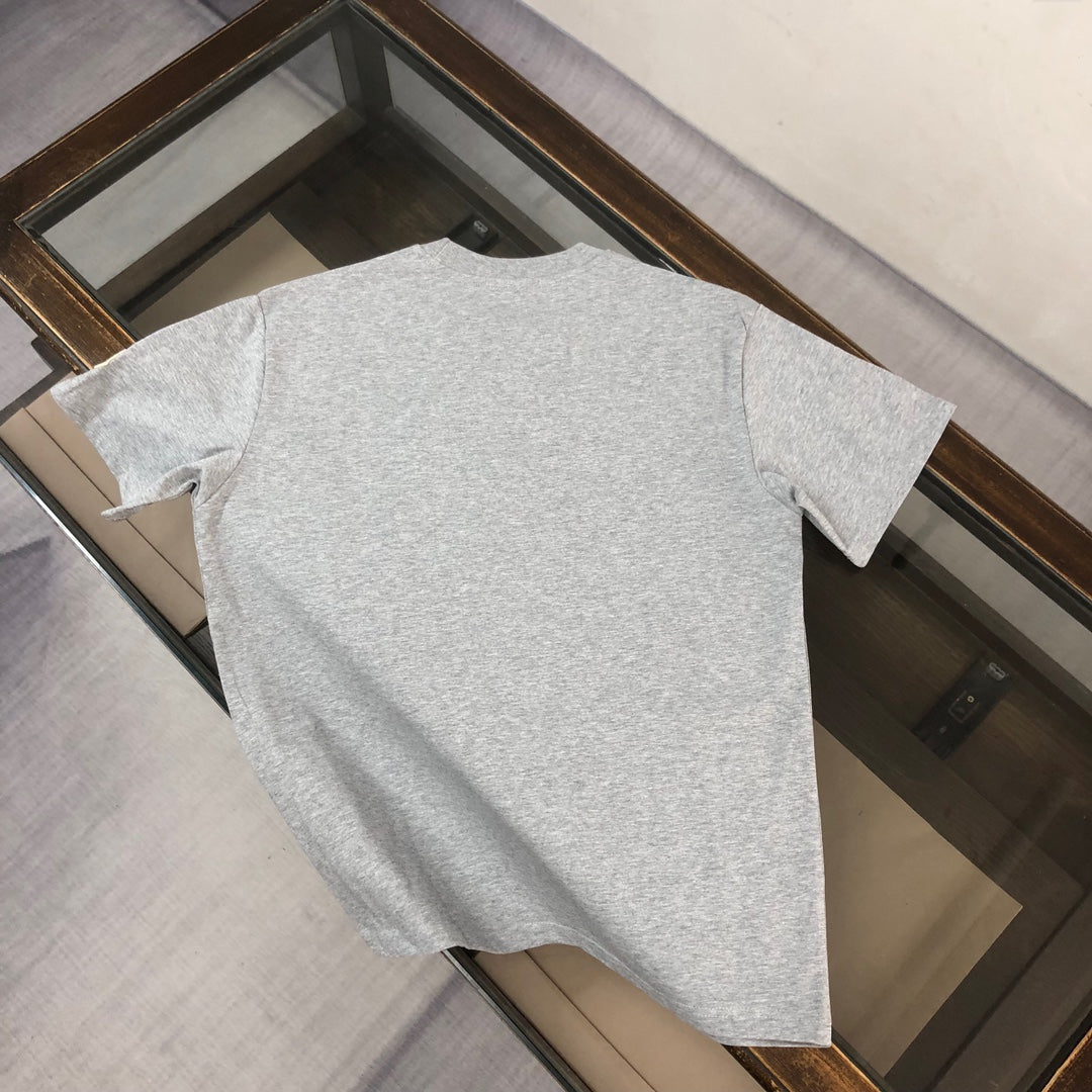 Moncler 2025 New Logo Print Round-Neck Short-Sleeve Couple T-Shirt S–XL