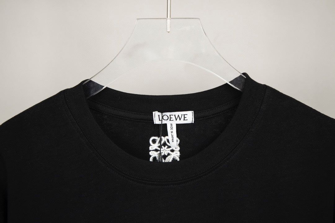 LOEWE 2023SS Year of the Rabbit Embroidered T-Shirt | XS–L (Pink, Black)