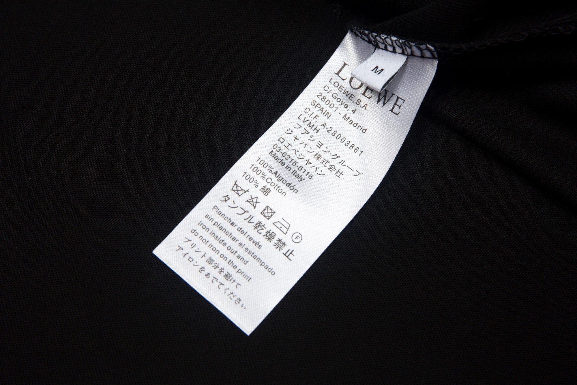 LOEWE 24SS Blurred Logo Cotton T-Shirt | XS–L (Unisex)
