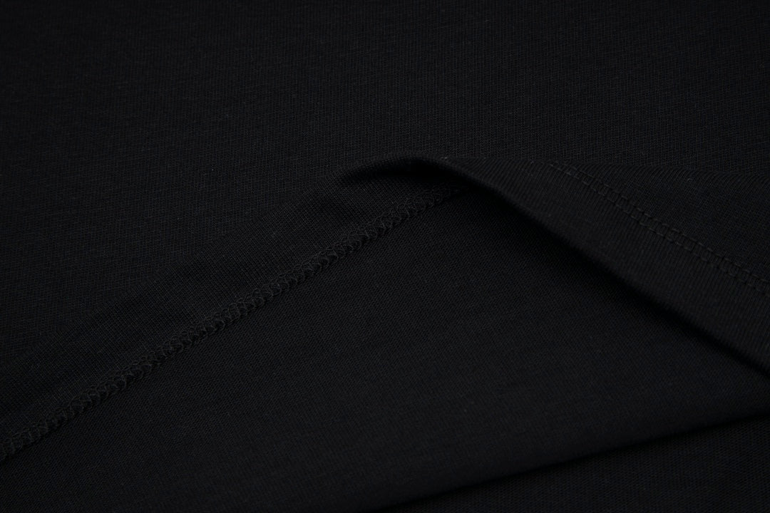 LOEWE 24SS Neon Print & Embroidery Cotton T-Shirt | Black | XS–L (Unisex)