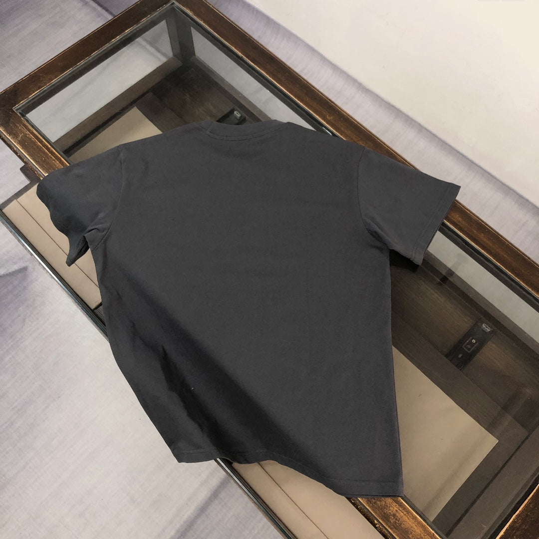 Moncler 2025 New Logo Print Round-Neck Short-Sleeve Couple T-Shirt S–XL