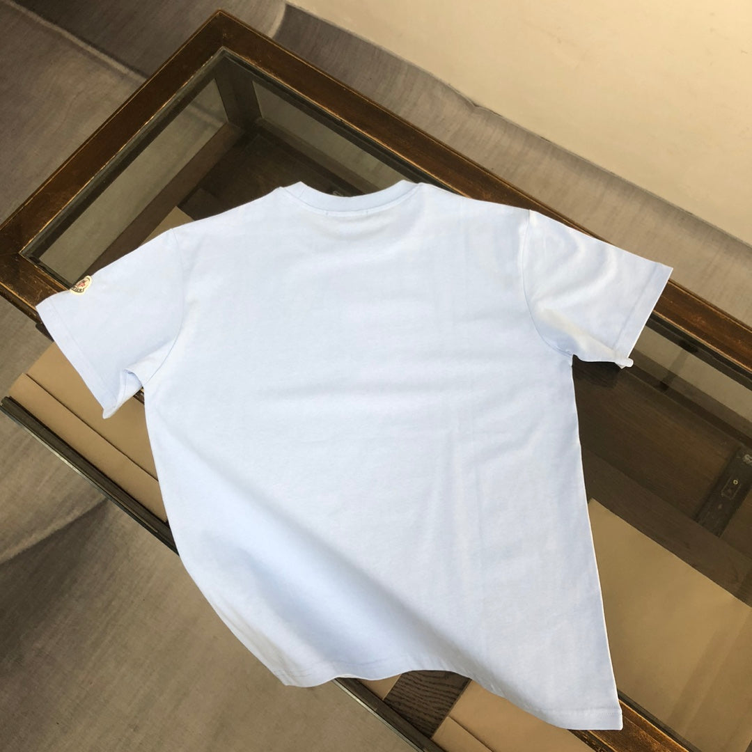 Moncler New Couple Short-Sleeve T-Shirt with Graphic Print S–XL