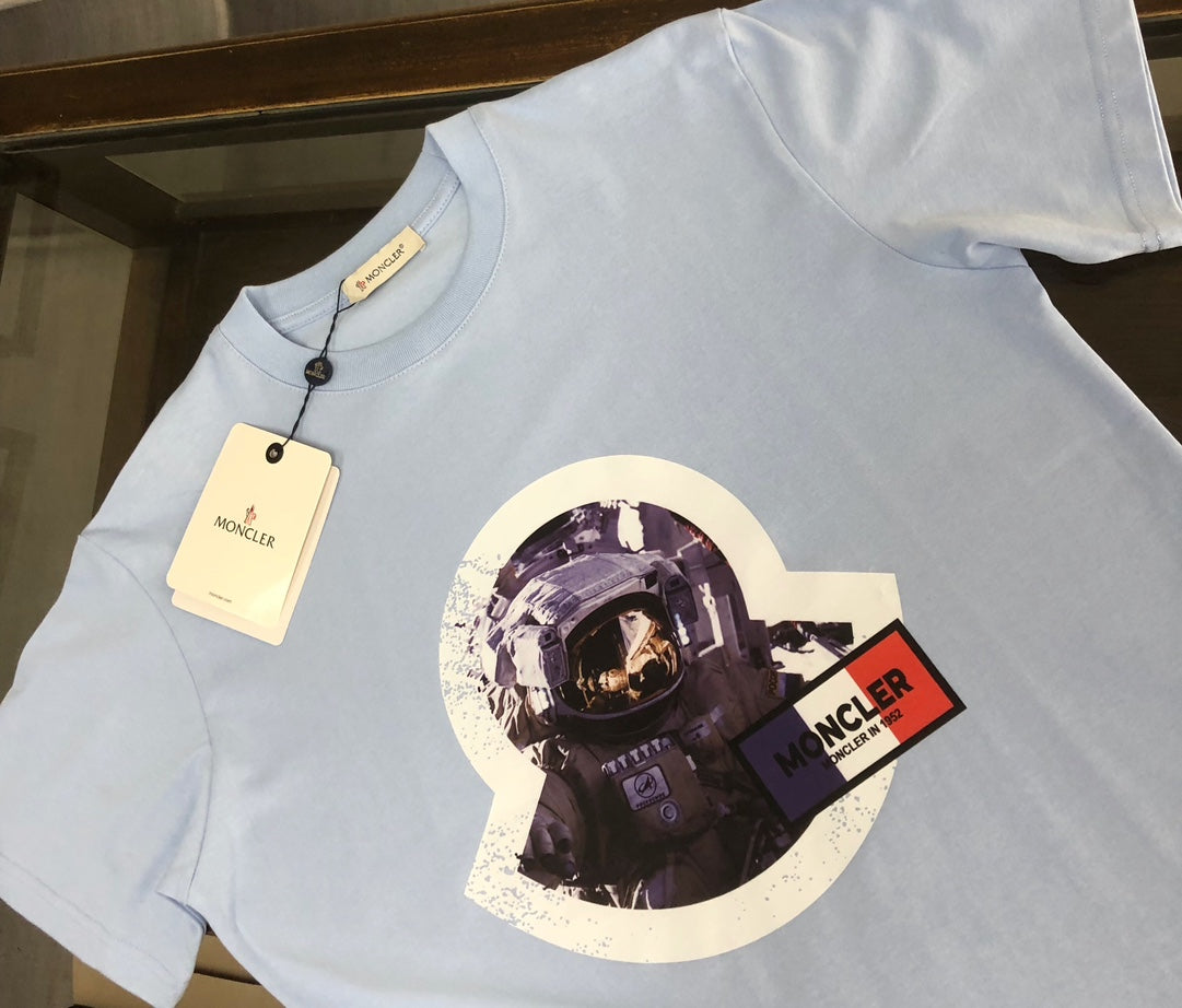Moncler Spring/Summer New Couple T-Shirt Round Neck Short Sleeve S–XL