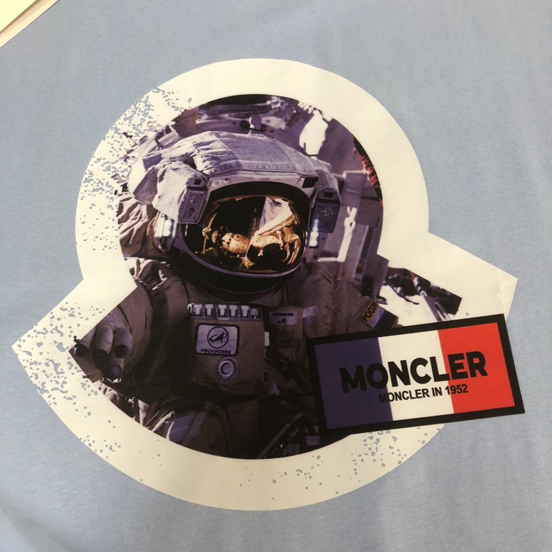 Moncler Spring/Summer New Couple T-Shirt Round Neck Short Sleeve S–XL