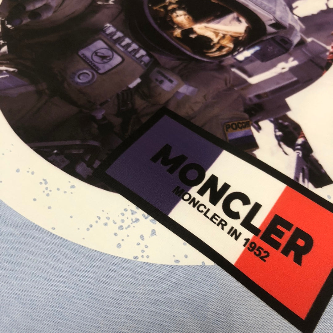 Moncler Spring/Summer New Couple T-Shirt Round Neck Short Sleeve S–XL