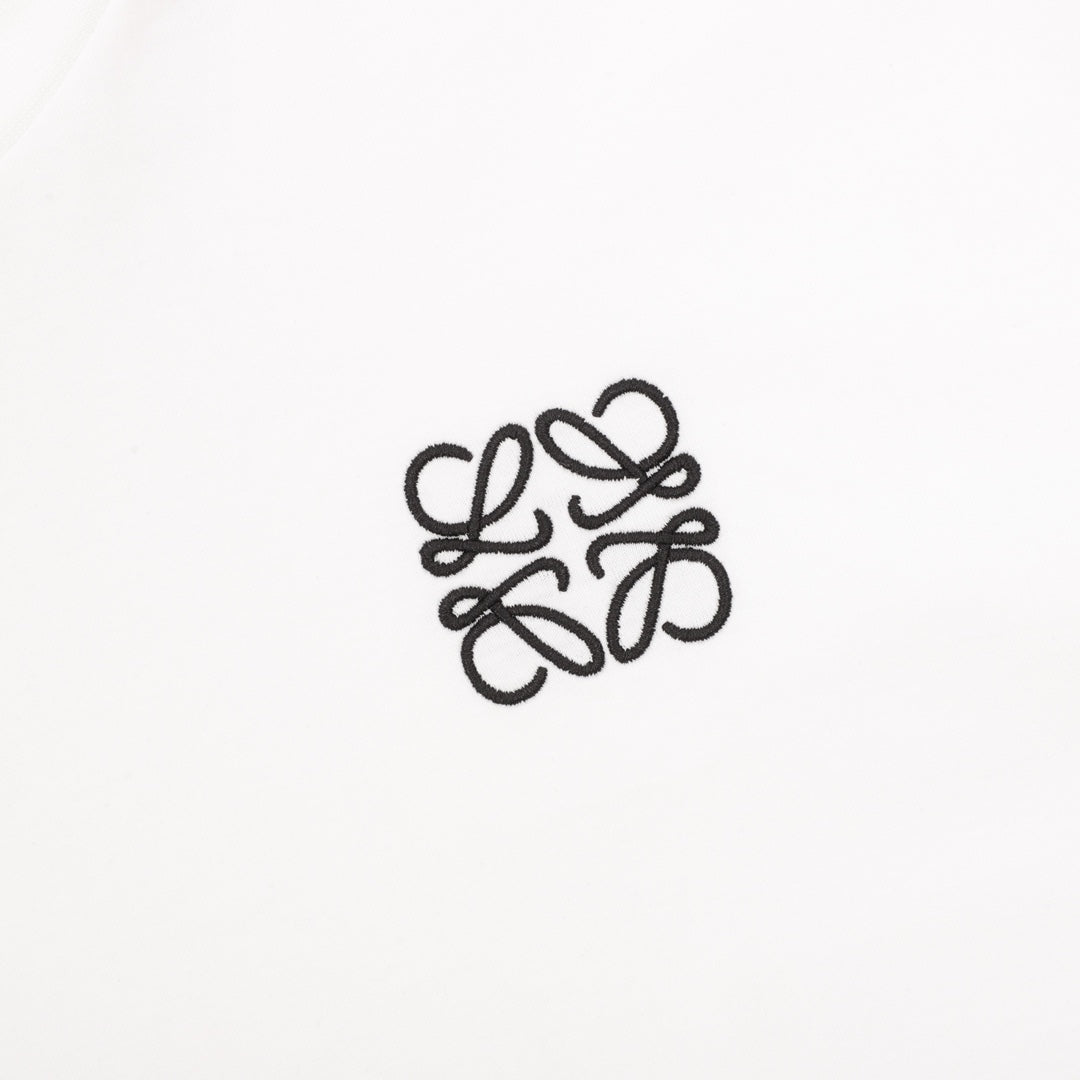 LOEWE Embroidered Logo Cotton T-Shirt | White / Black | XS–L (Unisex)