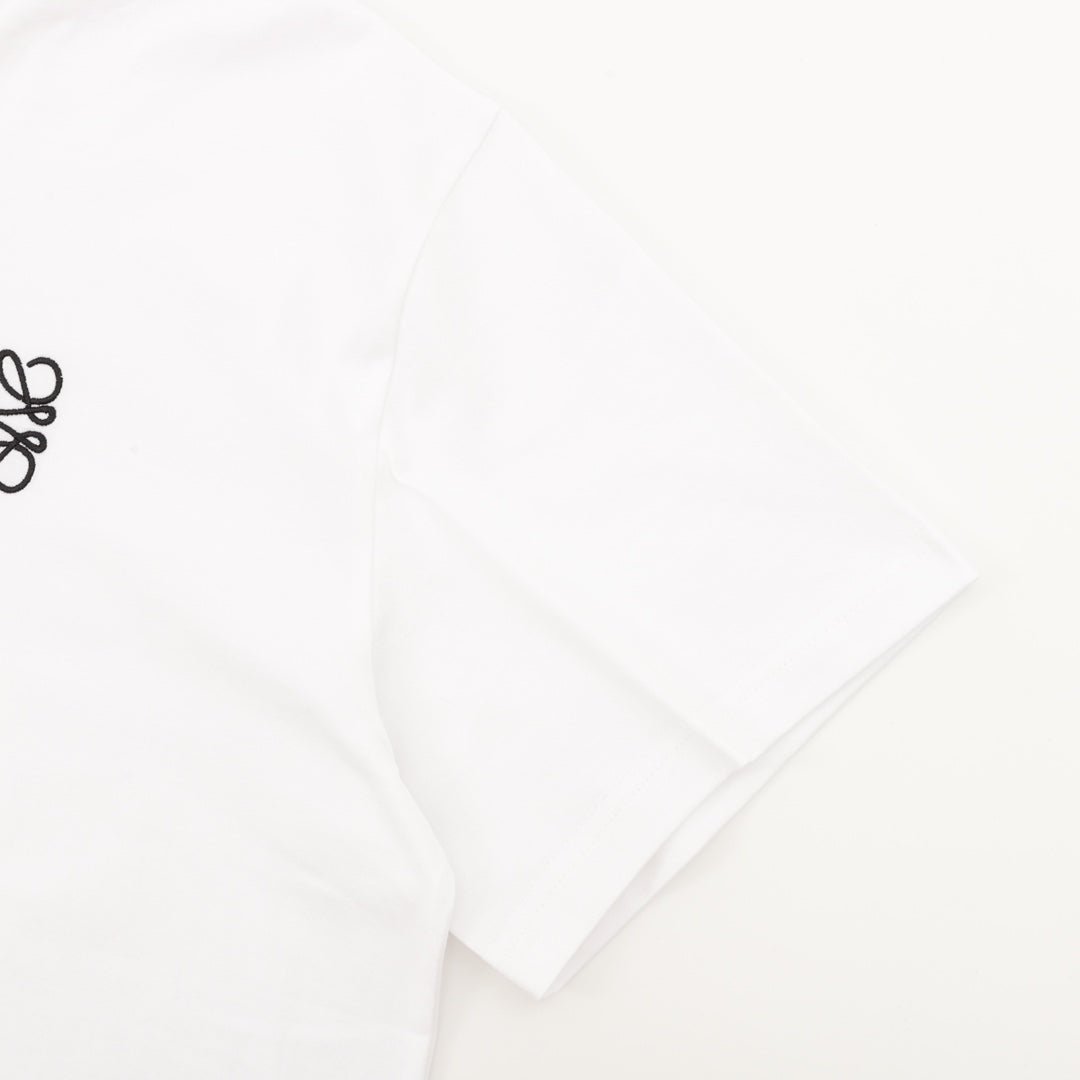 LOEWE Embroidered Logo Cotton T-Shirt | White / Black | XS–L (Unisex)