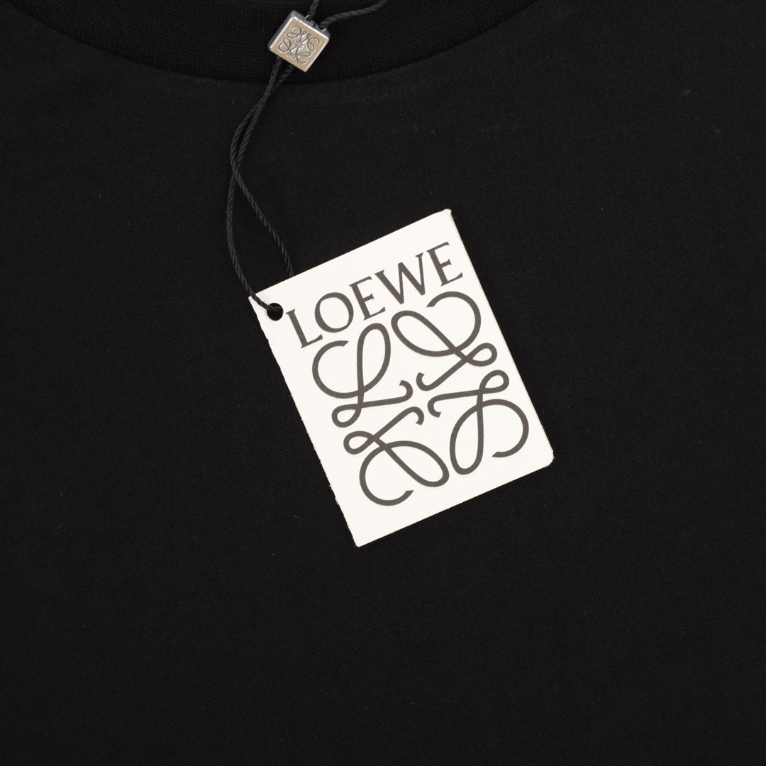 LOEWE Embroidered Logo Cotton T-Shirt | White / Black | XS–L (Unisex)