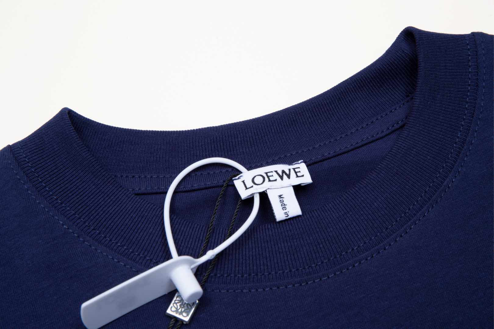 LOEWE Embroidered Logo Cotton T-Shirt | White / Black | XS–L (Unisex)