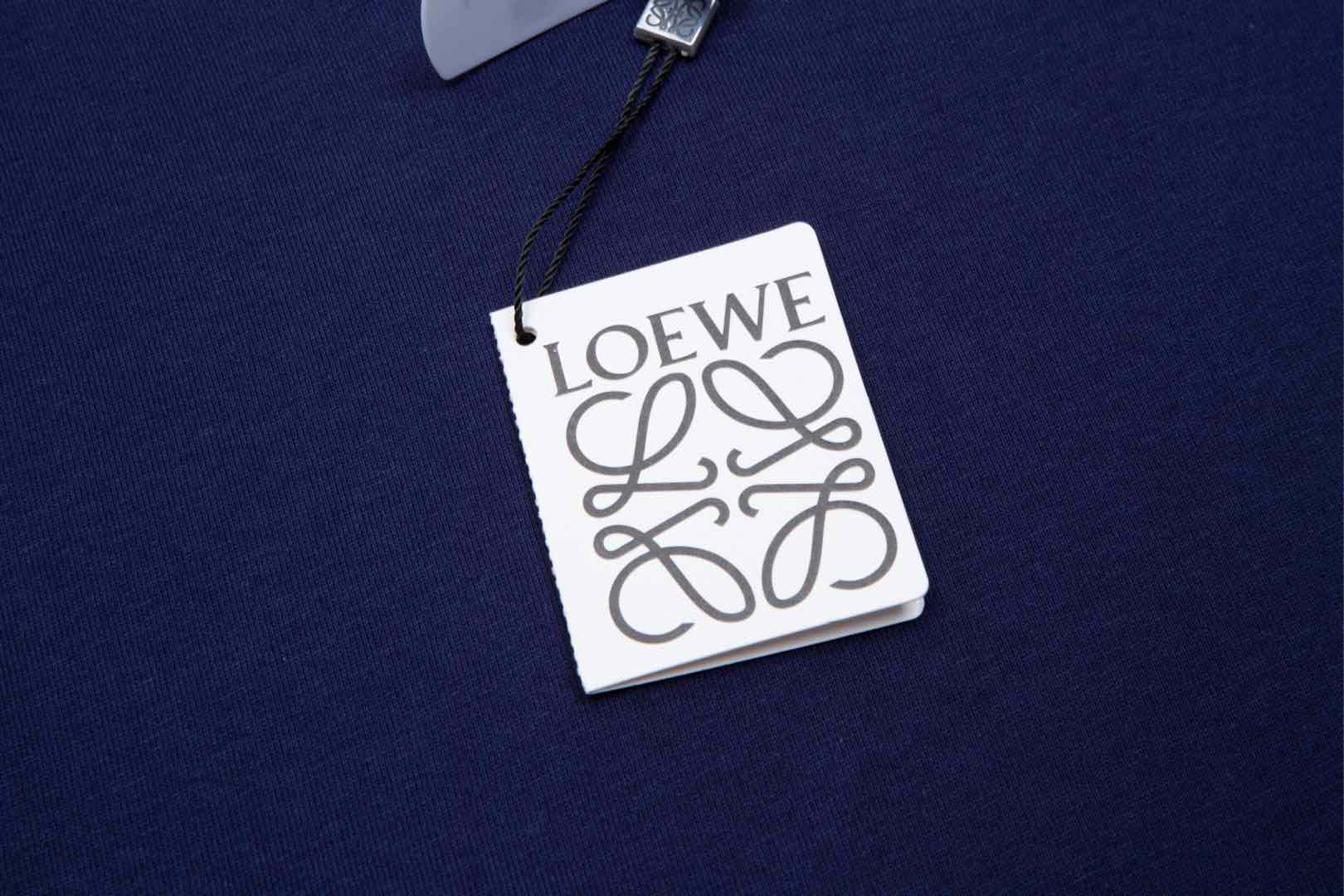 LOEWE Embroidered Logo Cotton T-Shirt | White / Black | XS–L (Unisex)
