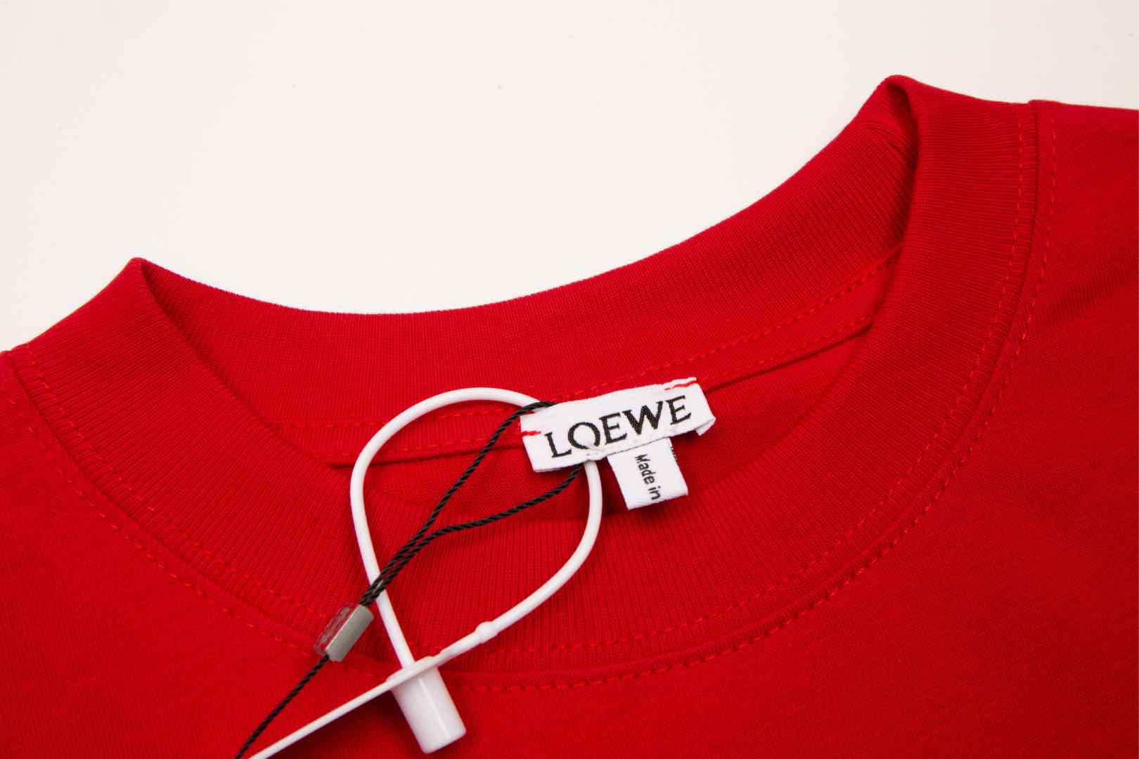 LOEWE Embroidered Logo Cotton T-Shirt | White / Black | XS–L (Unisex)