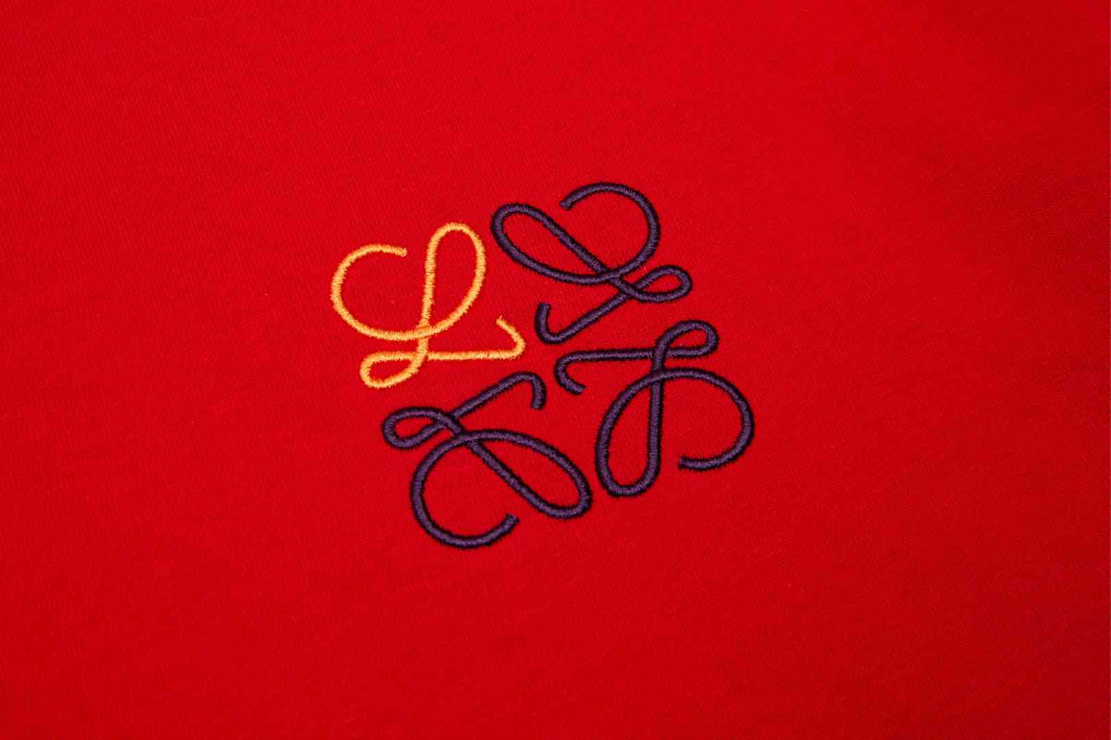 LOEWE Embroidered Logo Cotton T-Shirt | White / Black | XS–L (Unisex)