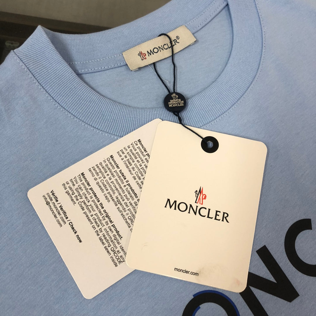Moncler New Men’s Round Neck Short Sleeve Couple T-Shirt S–XL