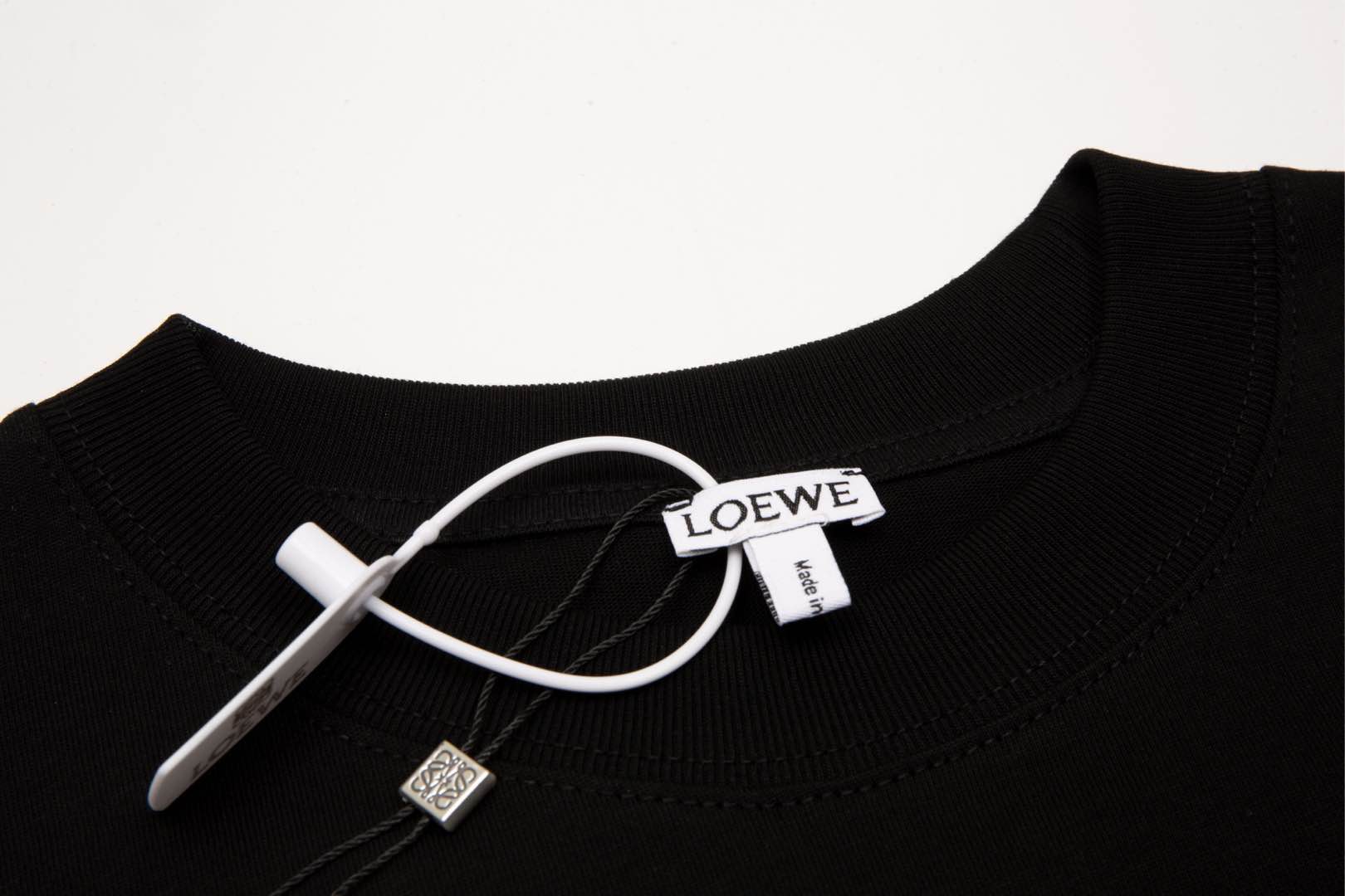 LOEWE Embroidered Logo Cotton T-Shirt | White / Black | XS–L (Unisex)