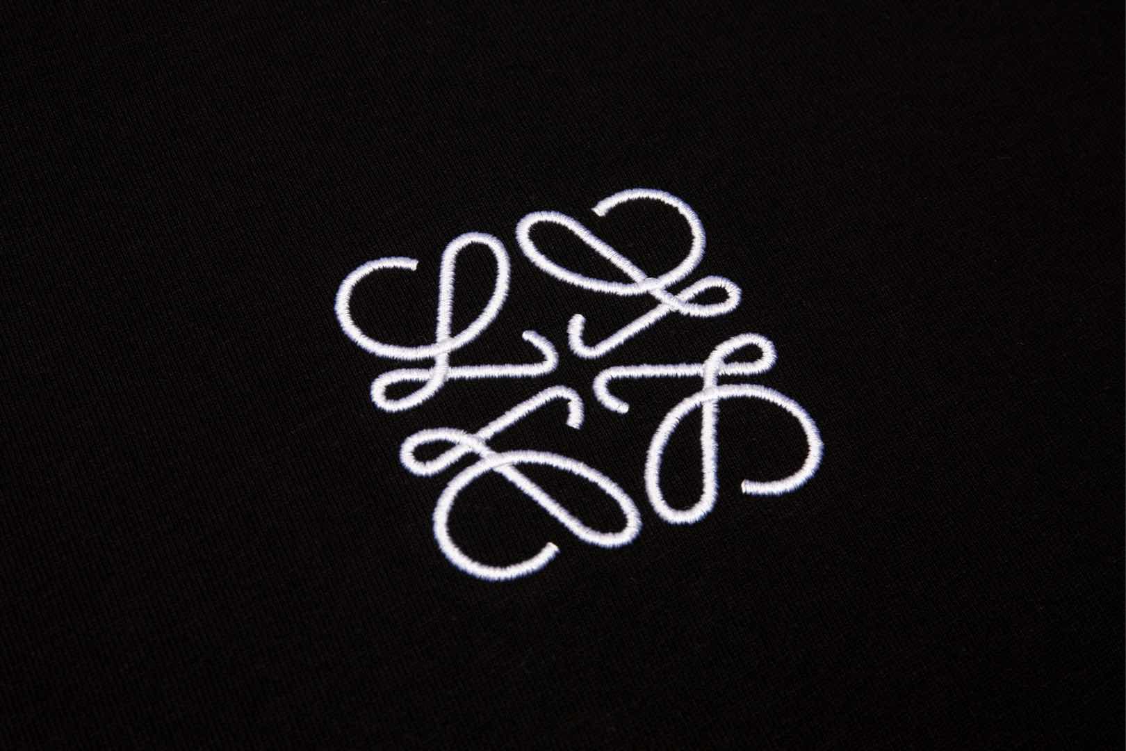 LOEWE Embroidered Logo Cotton T-Shirt | White / Black | XS–L (Unisex)