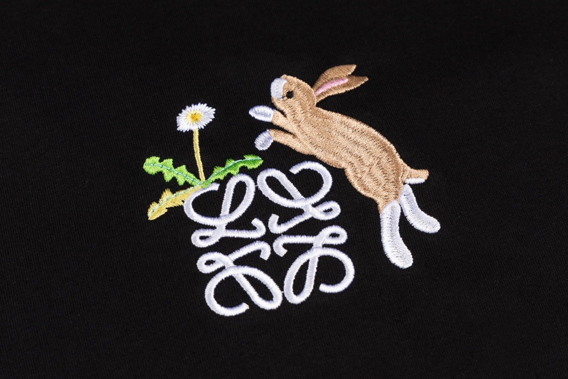 LOEWE Rabbit Logo Embroidered T-Shirt | Unisex | XS–L