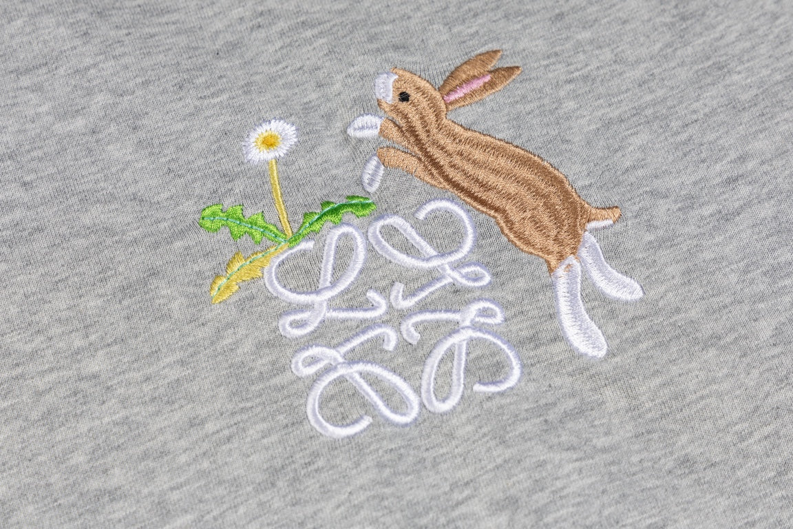 LOEWE Rabbit Logo Embroidered T-Shirt | Unisex | XS–L