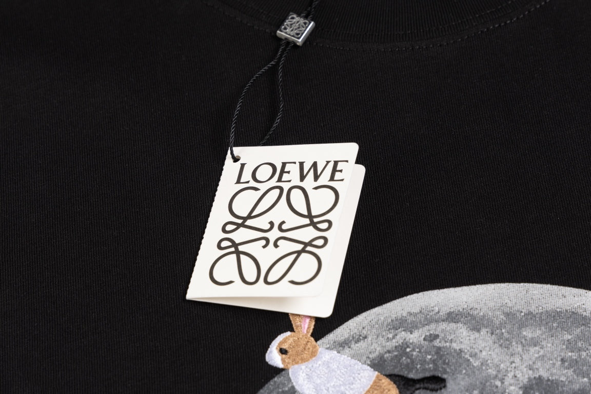 LOEWE Moon Embroidered & Printed T-Shirt | Unisex | XS–L