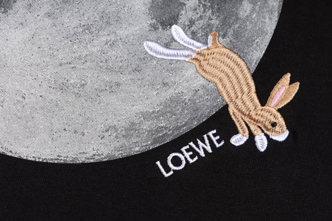 LOEWE Moon Embroidered & Printed T-Shirt | Unisex | XS–L