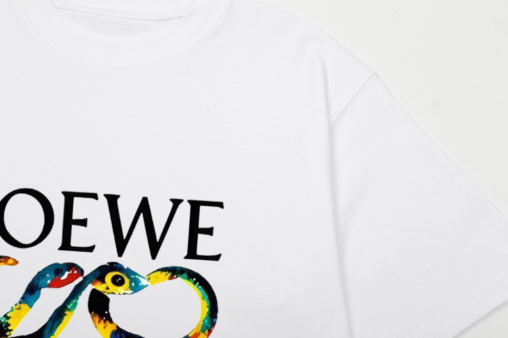 LOEWE Snake Year Limited Edition Retro Logo T-Shirt | Unisex | White | XS–L