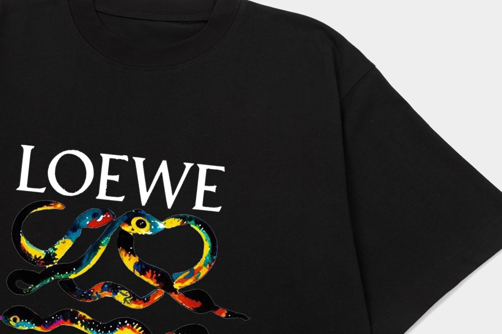 LOEWE Snake Year Limited Edition Retro Logo T-Shirt | Unisex | White | XS–L