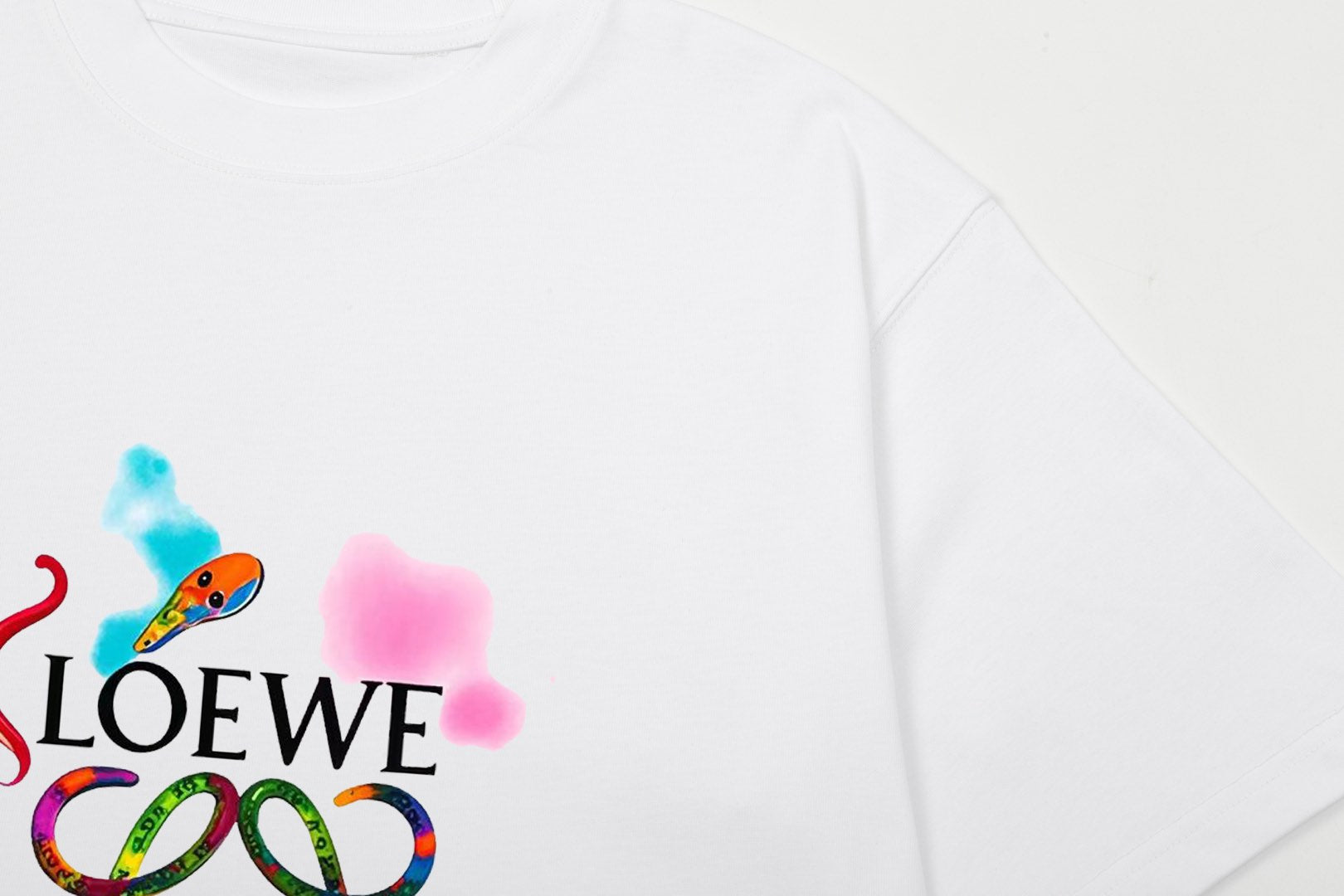 LOEWE Snake Year Limited Edition Retro Logo T-Shirt | Unisex | White | XS–L