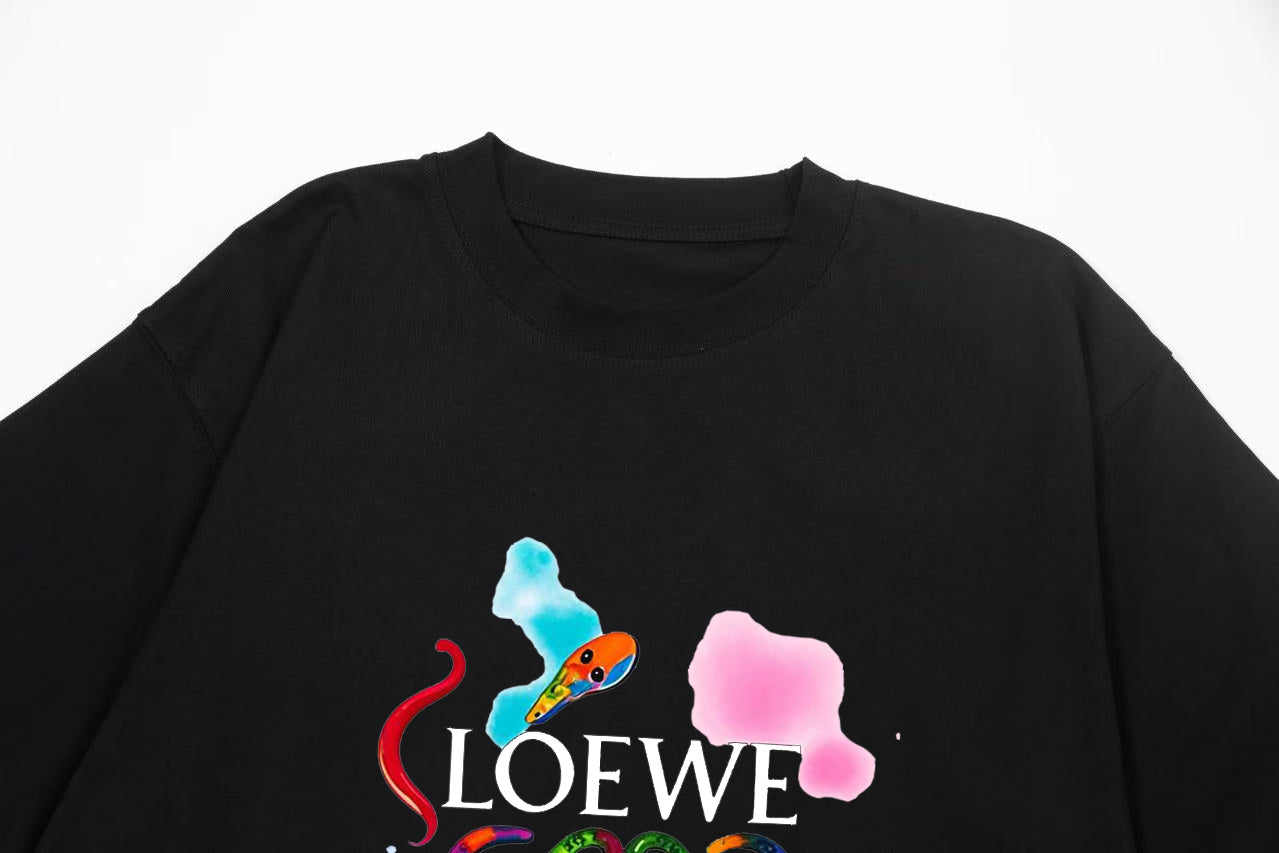 LOEWE Snake Year Limited Edition Retro Logo T-Shirt | Unisex | Anchora Red | XS–L