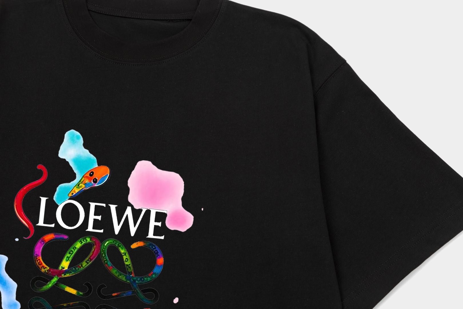 LOEWE Snake Year Limited Edition Retro Logo T-Shirt | Unisex | Anchora Red | XS–L