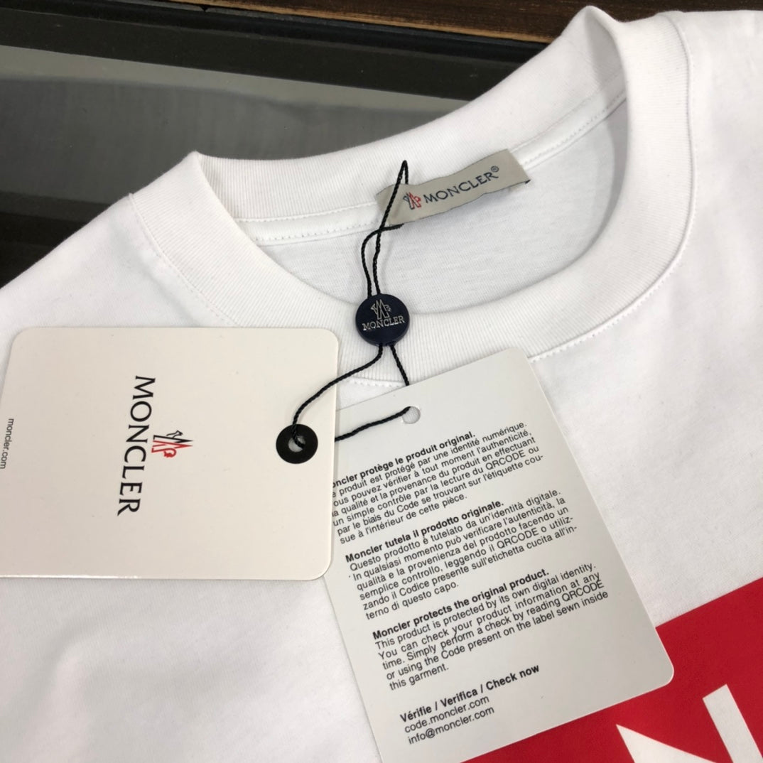 Moncler 2024 Summer New Unisex Short-Sleeve T-Shirt S–XL