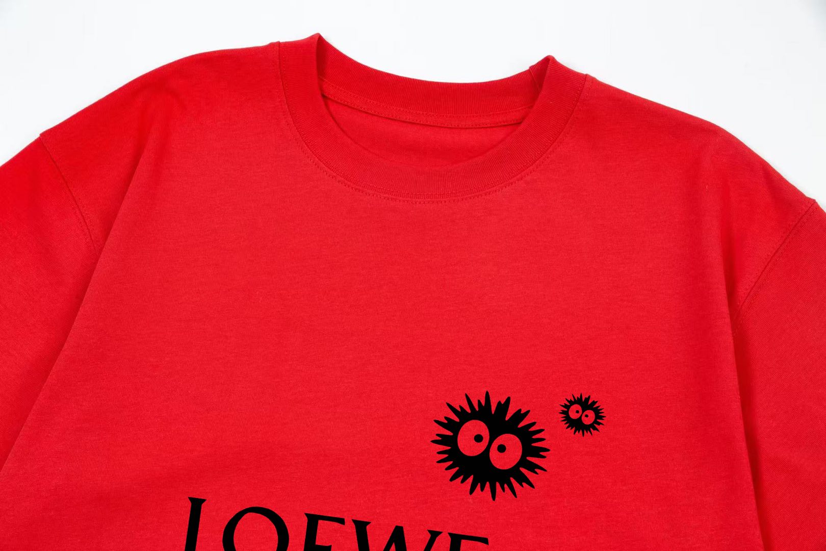LOEWE Pom-Pom Letter Retro Logo T-Shirt | Unisex | White | XS–L