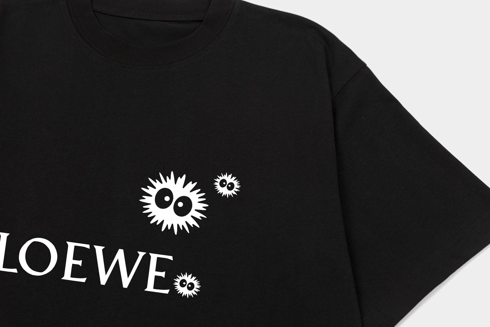 LOEWE Pom-Pom Letter Retro Logo T-Shirt | Unisex | White | XS–L