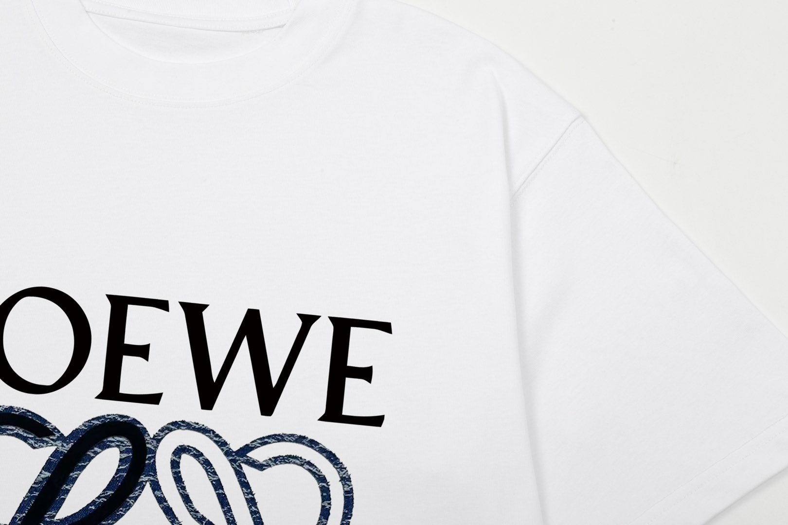 LOEWE Color-Block Letter Retro Logo T-Shirt | Unisex | White | XS–L