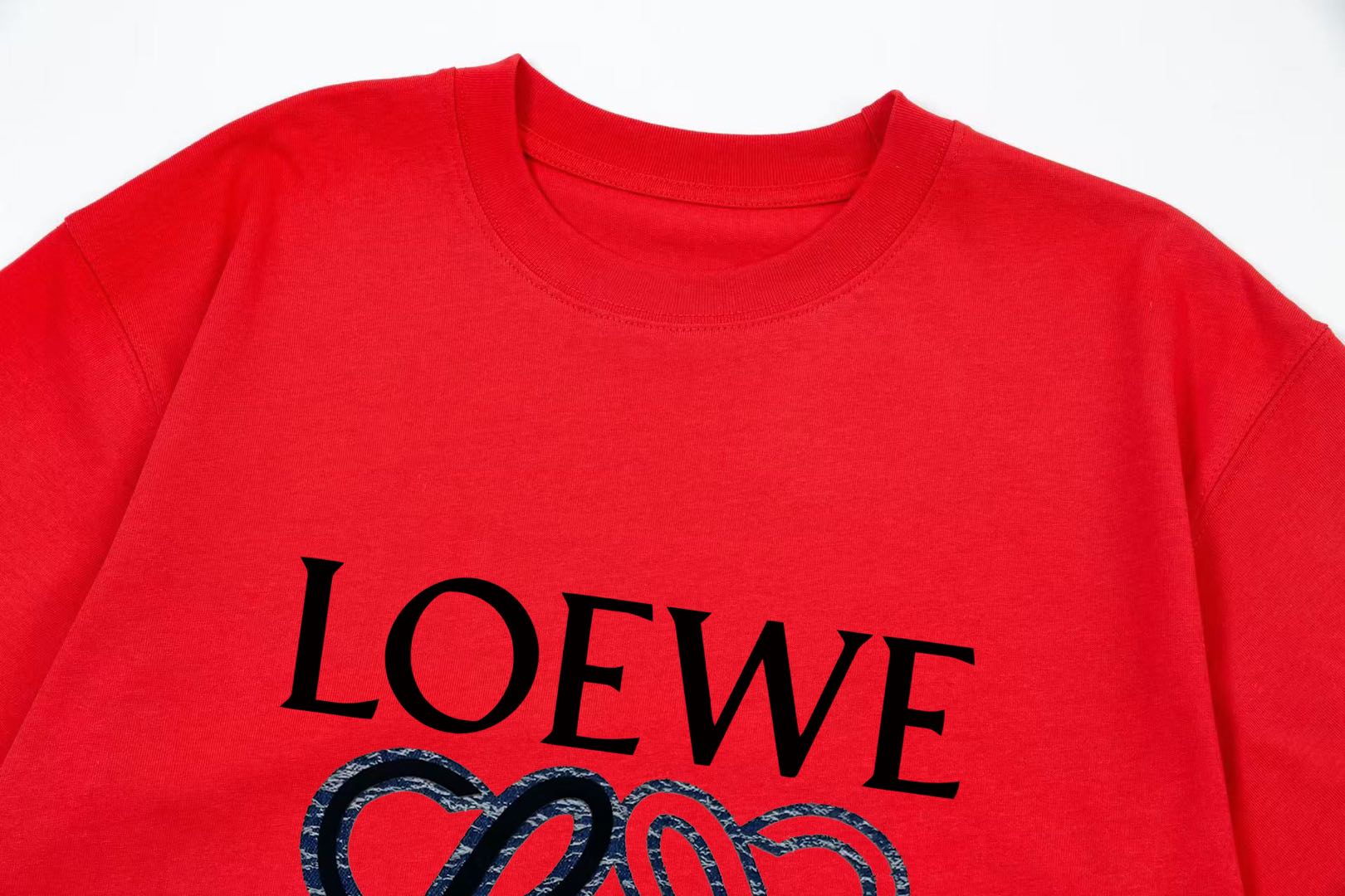 LOEWE Color-Block Letter Retro Logo T-Shirt | Unisex | White | XS–L