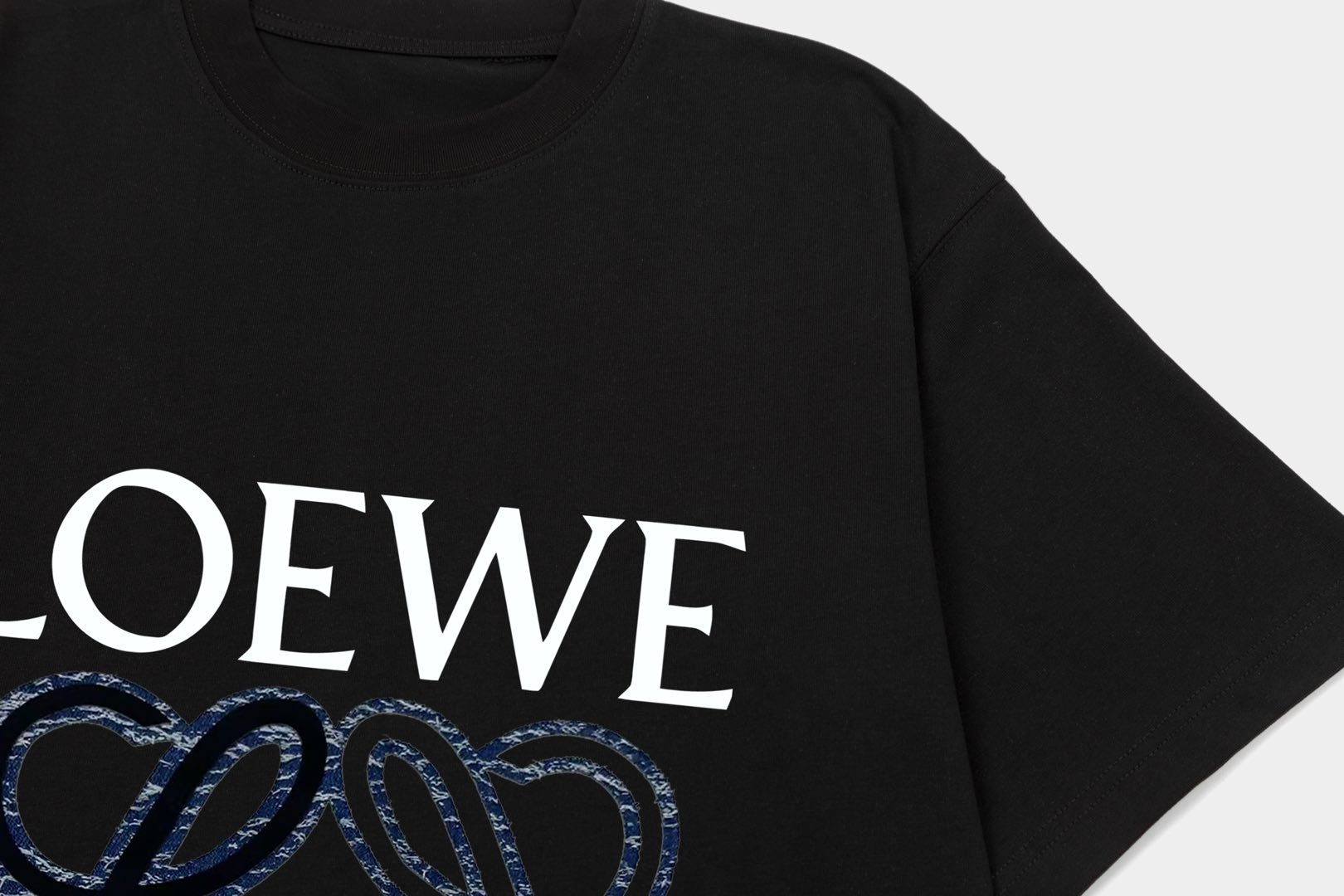 LOEWE Color-Block Letter Retro Logo T-Shirt | Unisex | White | XS–L