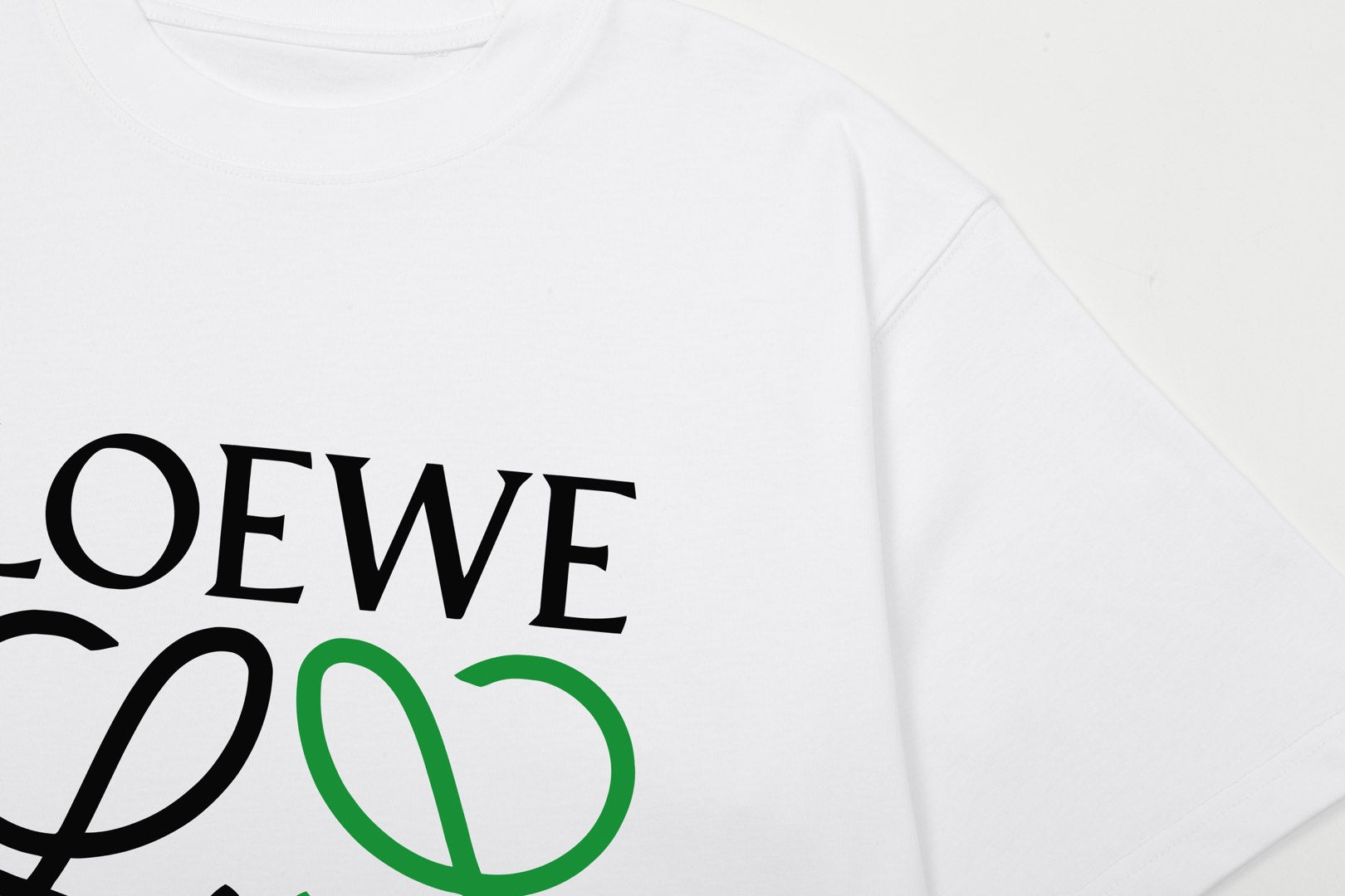 LOEWE Color-Block Letter Retro Logo T-Shirt | Unisex | White | XS–L