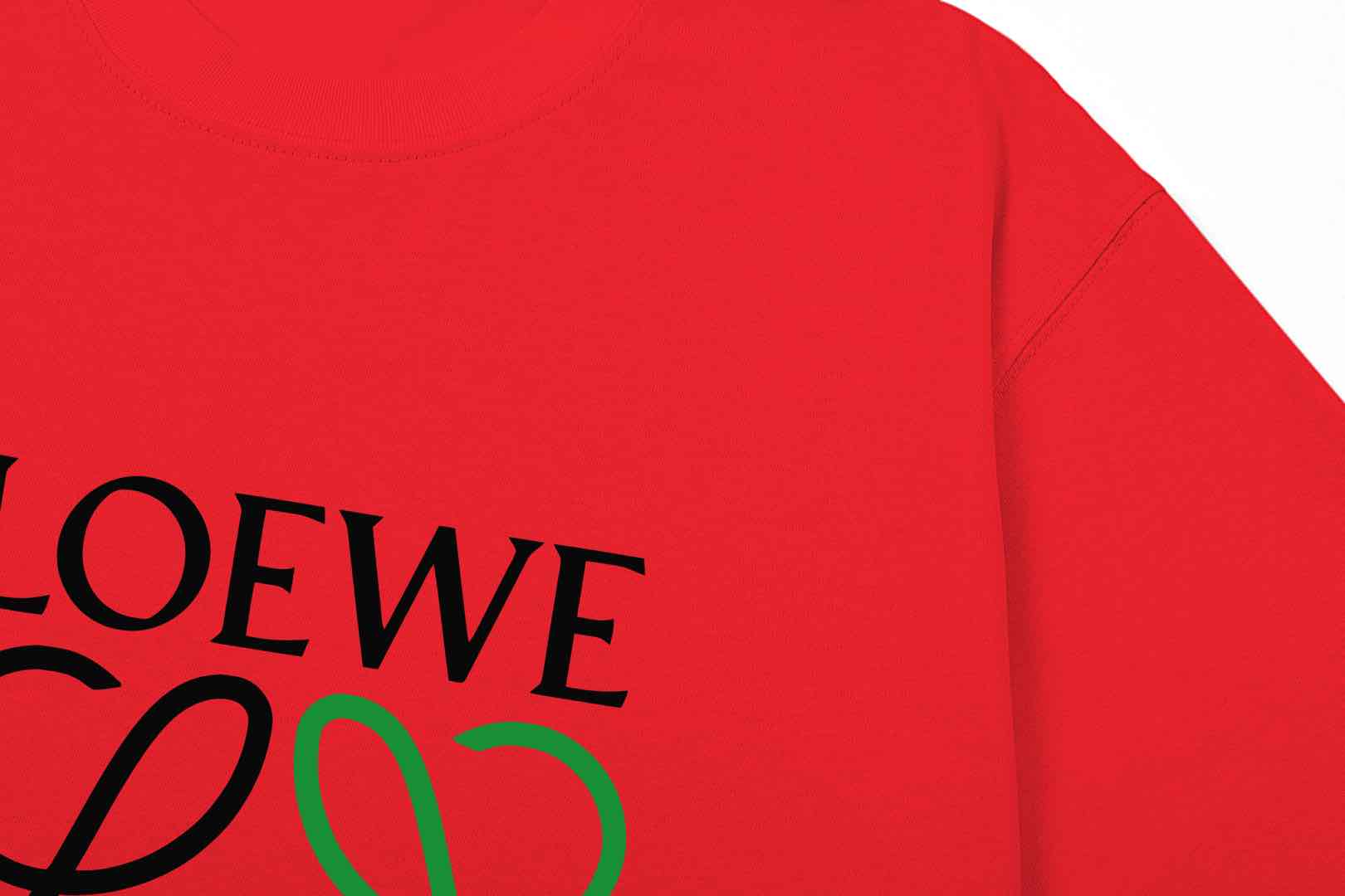 LOEWE Color-Block Letter Retro Logo T-Shirt | Unisex | White | XS–L