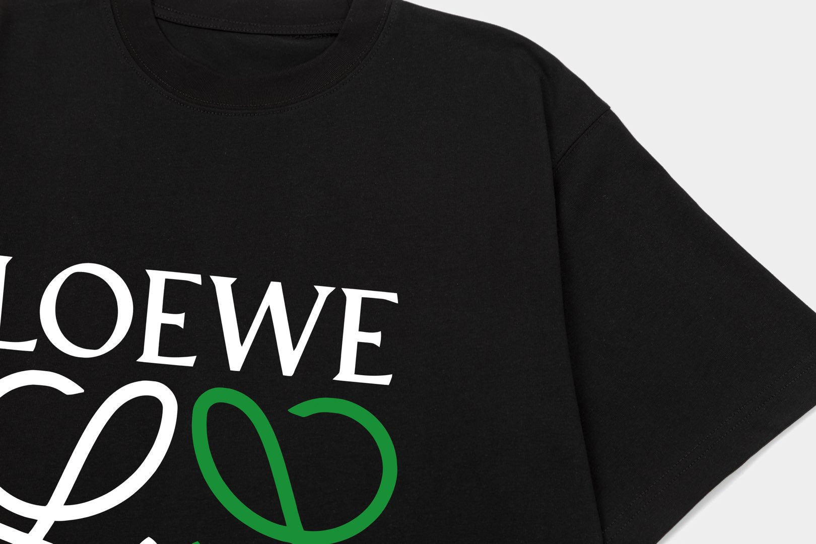 LOEWE Color-Block Letter Retro Logo T-Shirt | Unisex | White | XS–L