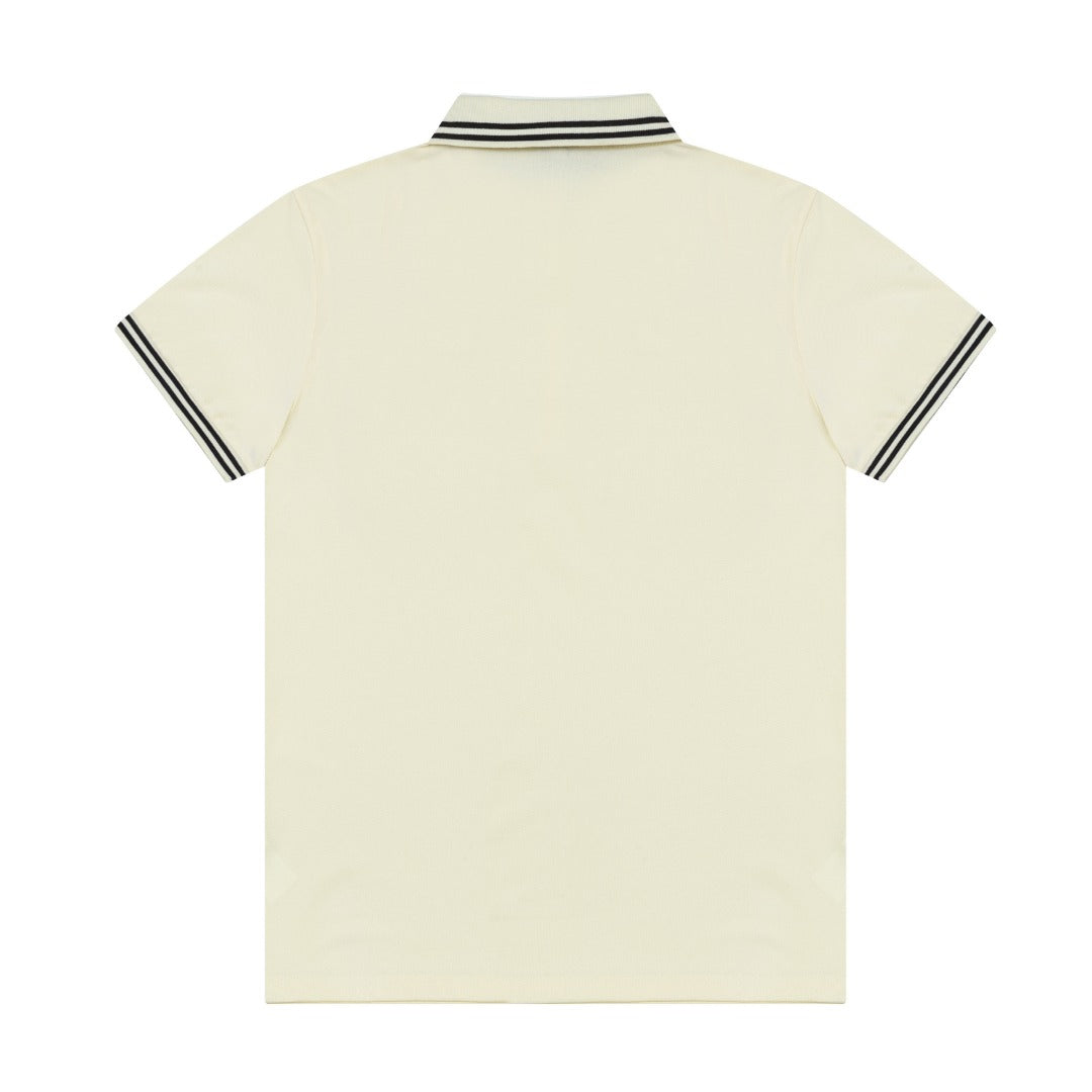 LOEWE Embroidered Logo Polo Shirt | Cotton Piqué | Black/Beige | M–XXXL