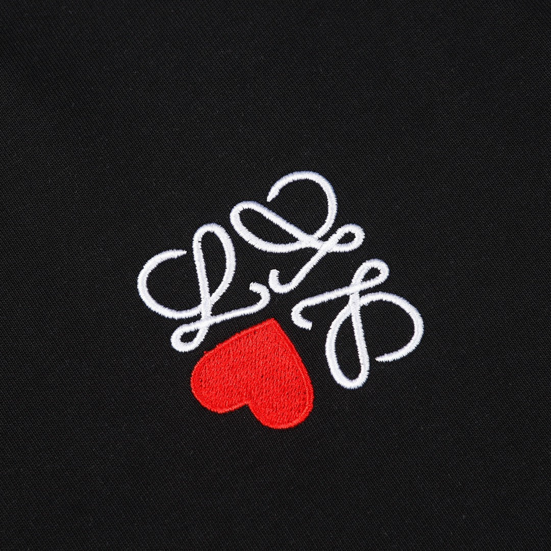 LOEWE 520 Limited Edition Heart Logo T-Shirt | 350g Cotton | Black/White | XS–L