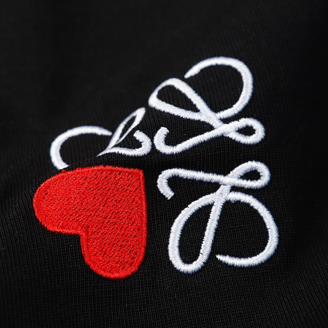 LOEWE 520 Limited Edition Heart Logo T-Shirt | 350g Cotton | Black/White | XS–L
