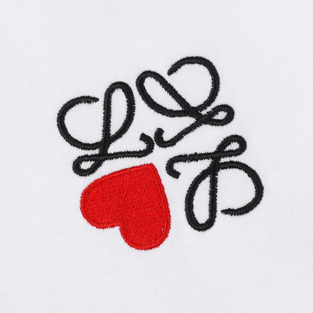 LOEWE 520 Limited Edition Heart Logo T-Shirt | 350g Cotton | Black/White | XS–L