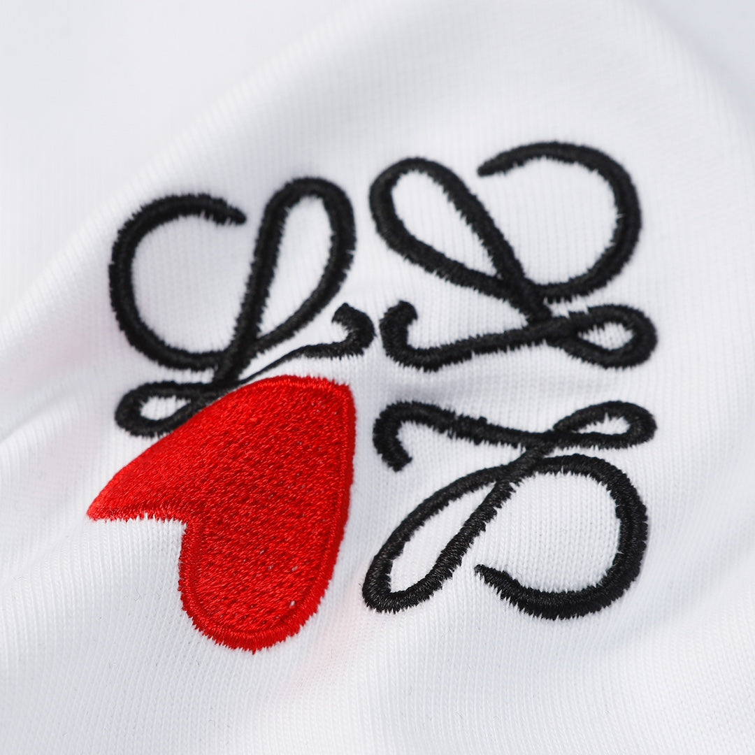 LOEWE 520 Limited Edition Heart Logo T-Shirt | 350g Cotton | Black/White | XS–L