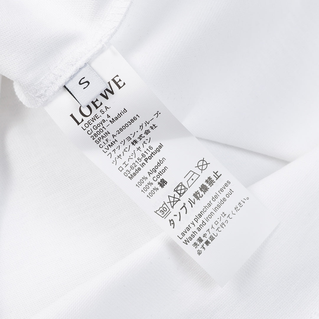 LOEWE 520 Limited Edition Heart Logo T-Shirt | 350g Cotton | Black/White | XS–L