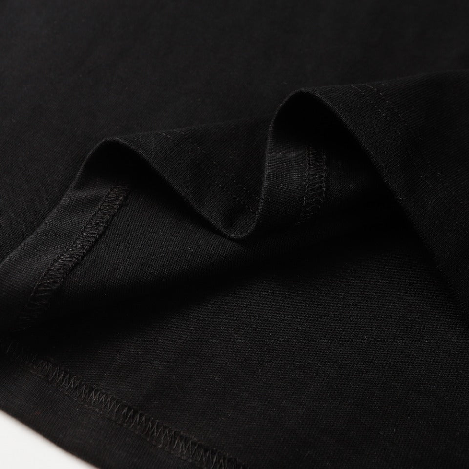 LOEWE 2024 Embroidered Logo T-Shirt | 350g Silk-Cotton Blend | Unisex | Black/White | XS–L
