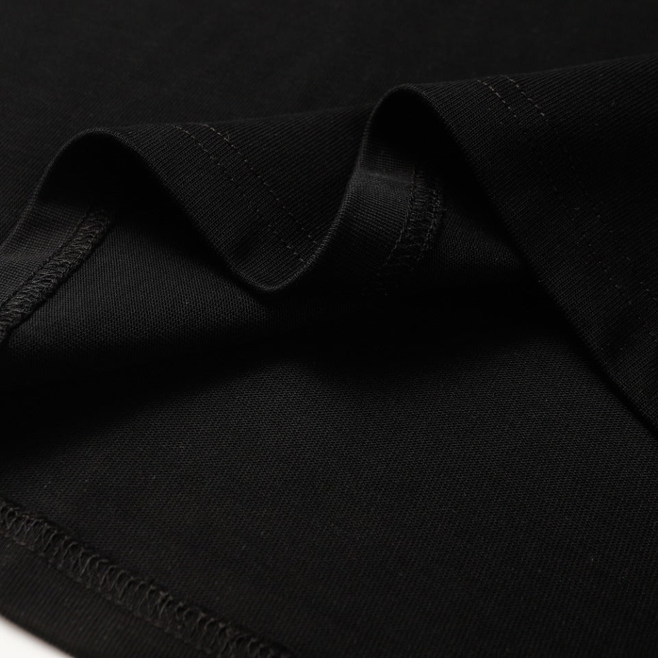 LOEWE Dislocated Embroidered Logo T-Shirt | 350g Heavyweight Cotton | Unisex | Black/White | XS–L